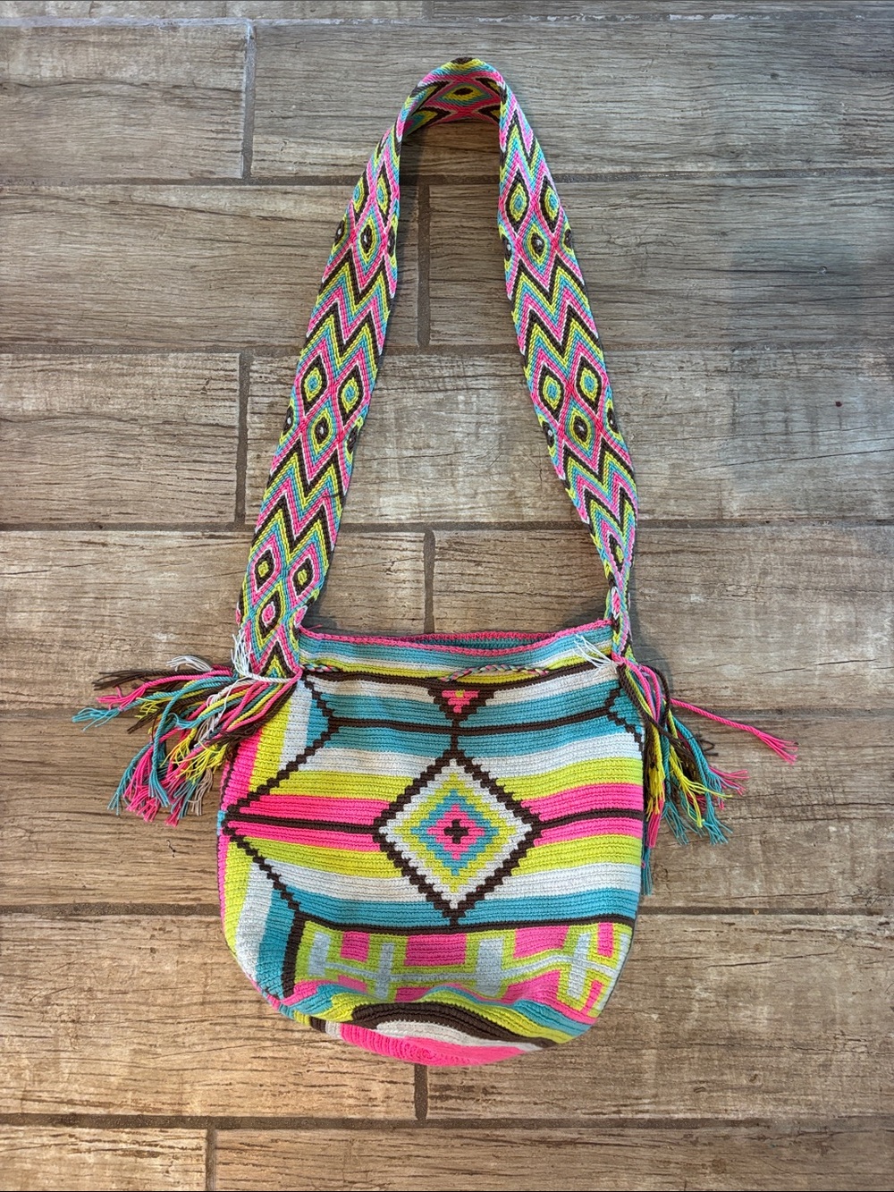Handwoven Multicolor Crossbody Bag